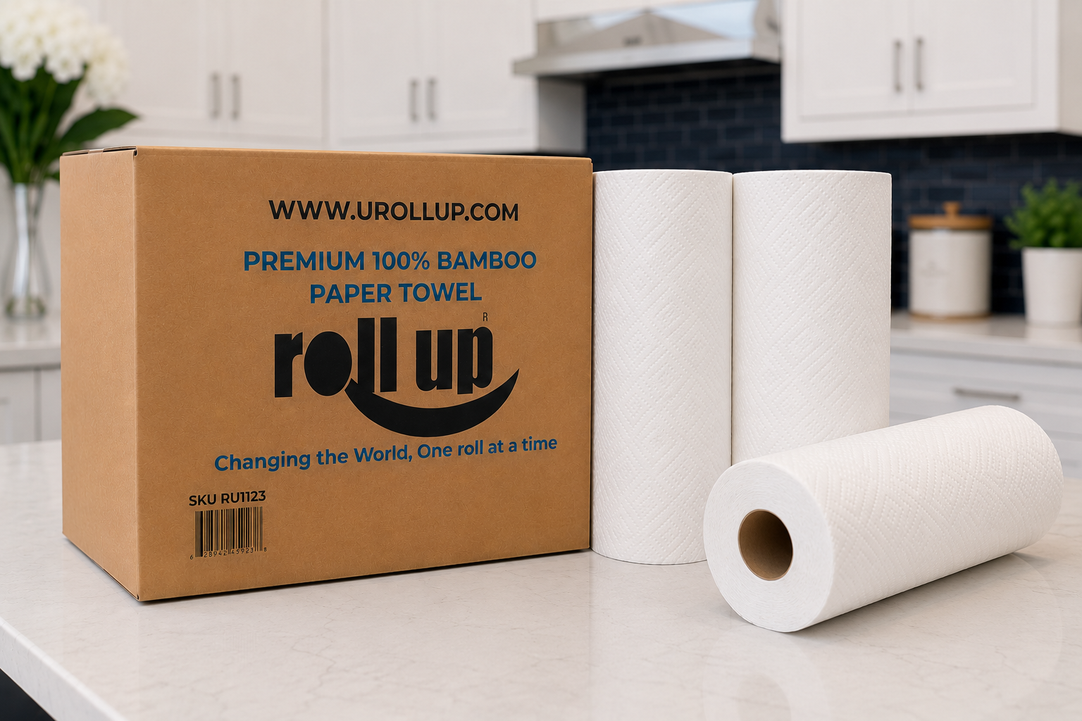 Roll Up Bamboo Paper Towel; 8 Paper Towel Rolls; Stylish Paper Towel; Colorful Paper Towel; 100% Bamboo; Organic Bamboo; Lint Free Paper Towel; Ultra Strong Paper Towel; 2 Ply; Sustainable Paper Towel; Biodegradable Paper Towel; Plastic Free Paper Towel; Best Bamboo Paper Towel; Commercial Offices Paper Towel; Great Value Paper Towel; Kitchen Rolls; Kitchen Paper; Absorbent paper towel;