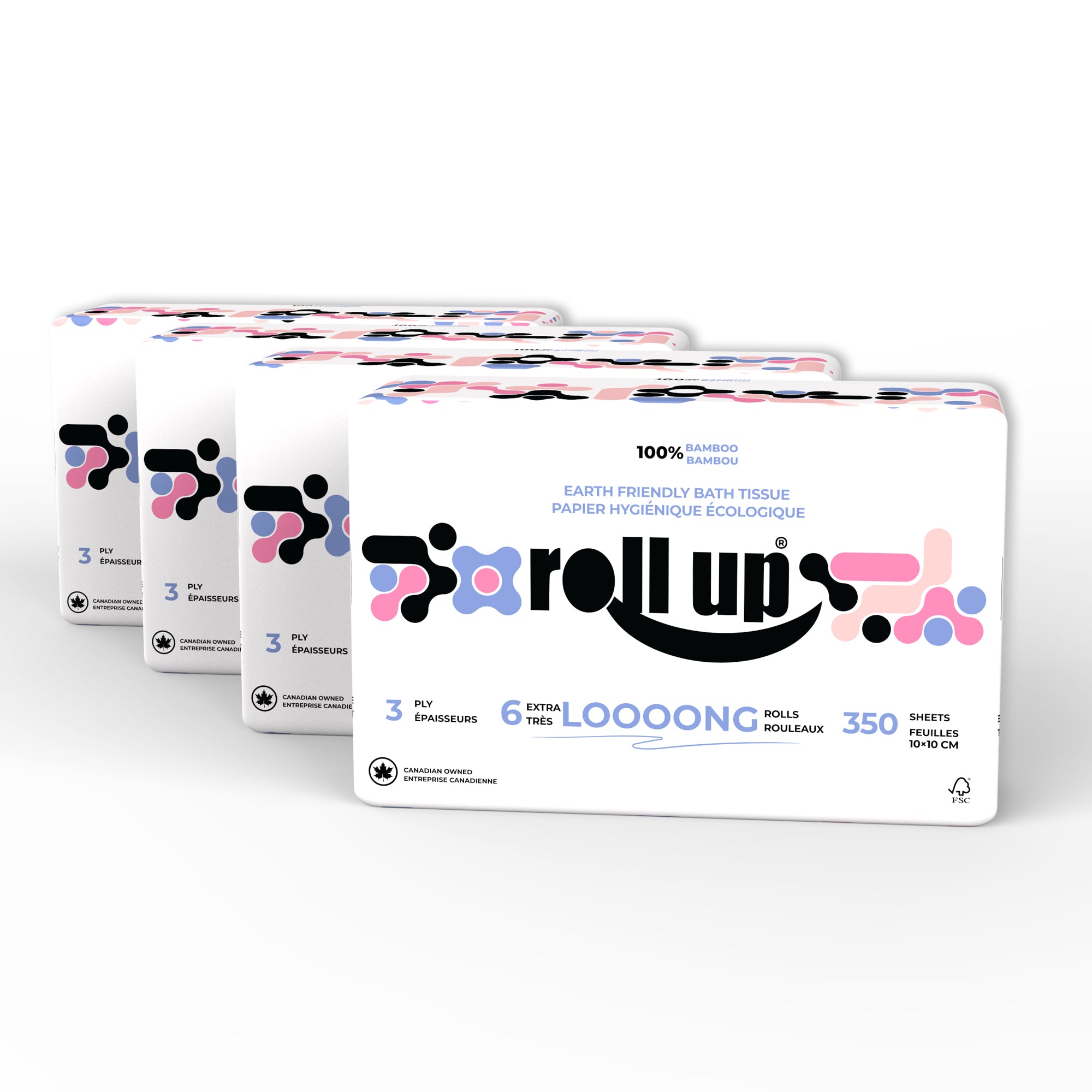 Roll Up 6 PACK Paper Bag